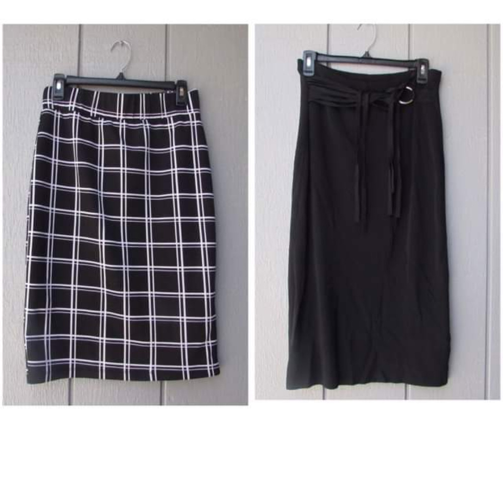 2 Black Skirt Bundle! NICE!